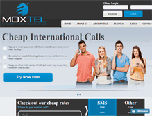 Tablet Screenshot of moxtel.com